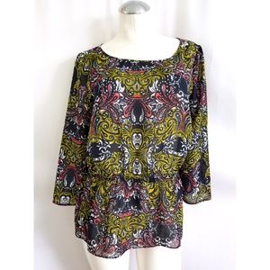 Banana Republic Size M Multi-Color Blouse Top